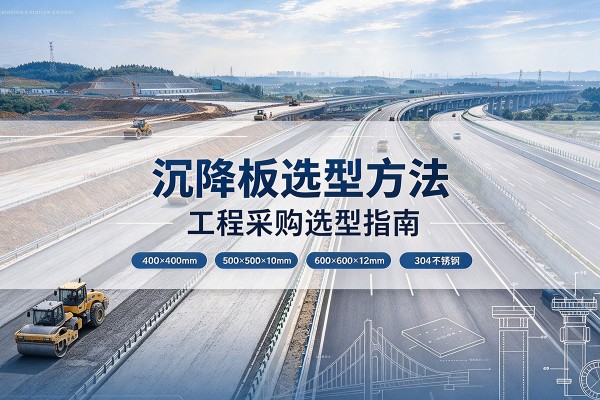 惠来沉降板选择方法