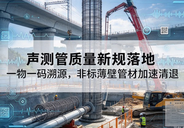 惠来声测管质量新规落地，一物一码溯源，非标薄壁管材加速清退